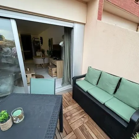 Blue Bay Home, Tennis, Piscine, Boulodrome 아파트 앙티브